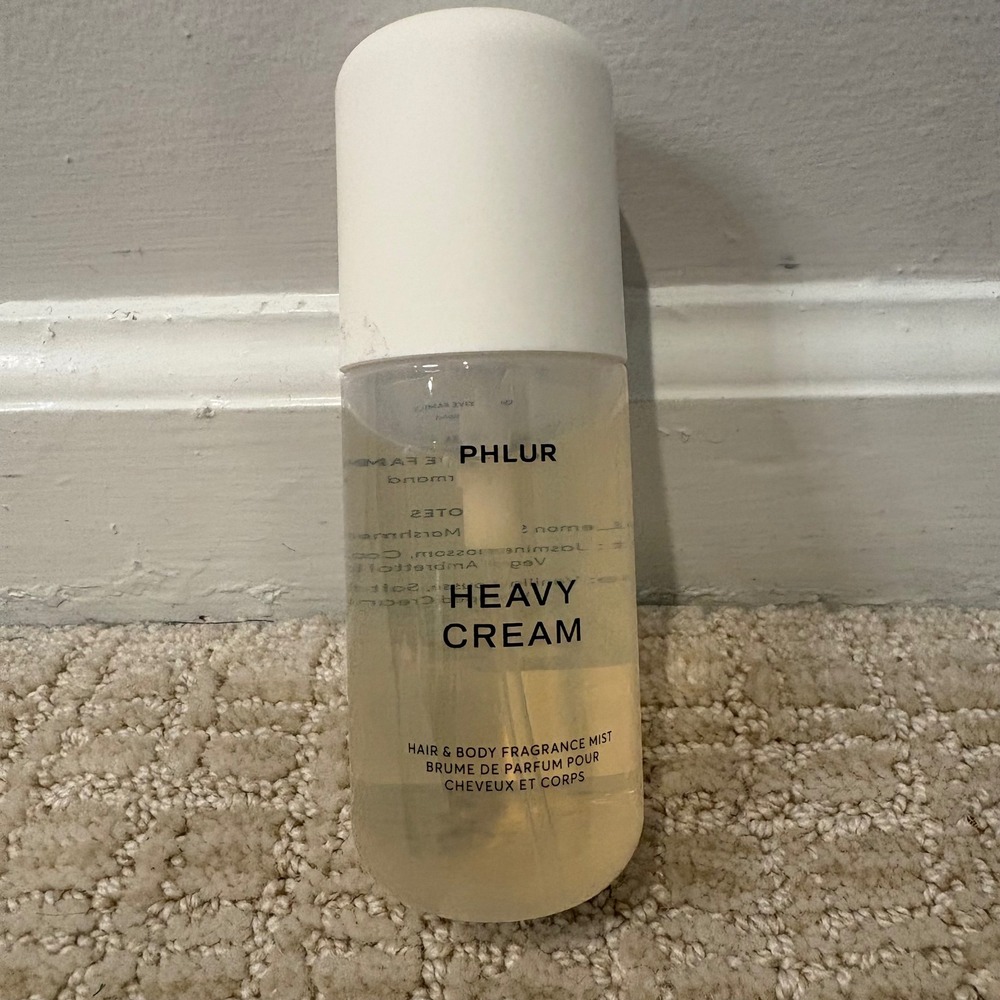 Phlur Heavy Cream Fragrance Mist Unisex 3oz Clear Gourmand Vanilla Marshmallow